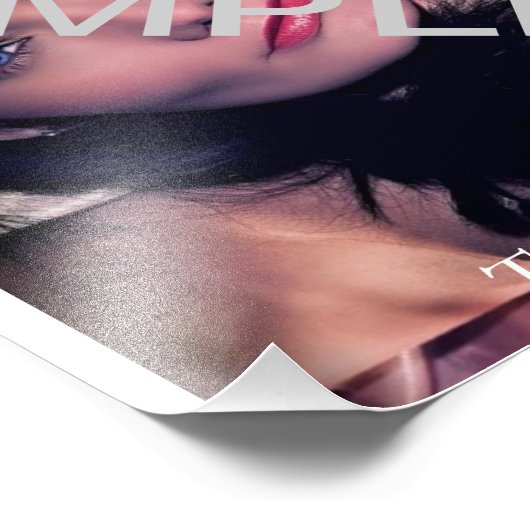 8x10 Acting Zed/Comp Kaart Foto Afdruk (Hoek)