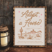 8x10 Adopt a Horse Sign