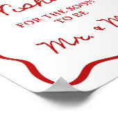 8x10" Advies en wensen Handgeschreven Vrijgezellen Poster