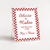 8x10" Advies en wensen Handgeschreven Vrijgezellen Poster