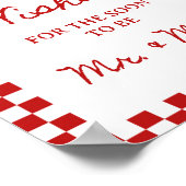 8x10" Advies en wensen Handgeschreven Vrijgezellen Poster (Hoek)