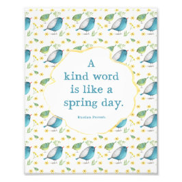 8x10 afdrukken - Citaat over gevoeligheid Foto Afdruk