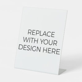 8x10 afdrukken reclamebord met voetstuk