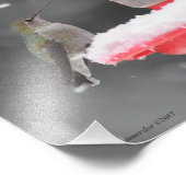 8x10 Anna's Hummingbird in de sneeuw Foto Afdruk (Hoek)