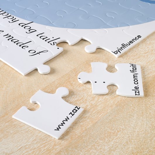 8x10 Baby Boy Gender onthullen Sammy Snail Puzzle Legpuzzel (Zijkant)