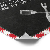 8x10 Backyard BBQ Birthday Drink Table Sign Poster (Hoek)