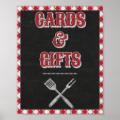 8x10 BBQ Verjaardagskaarten & Cadeauborden voor de Poster (Voorkant)