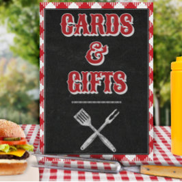 8x10 BBQ Verjaardagskaarten & Cadeaus Tafelbordje Poster