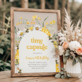 8x10 Bee Verjaardag Tijd Capsule Teken