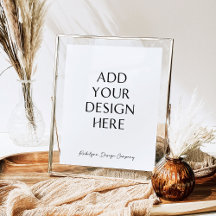 8x10 "Custom Sign Printing, Upload uw eigen ontwer