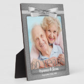 8x10 Diamond 60th Wedding Jubileum Foto Lijst Fotoplaat (Zijkant)