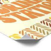 8x10 Drink Station Boho Woodland Beer Verjaardag Poster (Hoek)