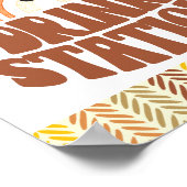 8x10 Drink Station Boho Woodland Fox Verjaardag Poster (Hoek)