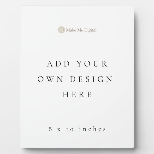 8x10 duimteken fotoplaat (Voorkant)