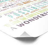 8x10 Familie Kind Woord Kunst Collage Huisregels Foto Afdruk (Hoek)