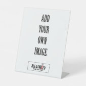 8x10 Feest, Douche of Bruiloft Reclamebord Met Voetstuk (Voorkant)