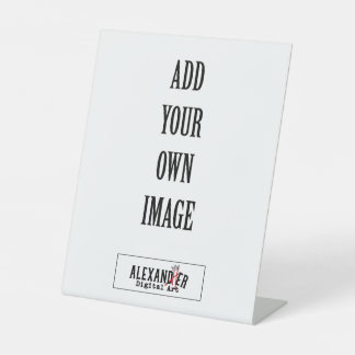 8x10 Feest, Douche of Bruiloft Reclamebord Met Voetstuk