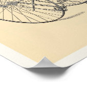 8x10  fietscataloguspagina voor fietsen poster (Hoek)