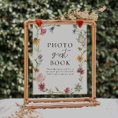 8x10 Floral Tea Guestbook Sign