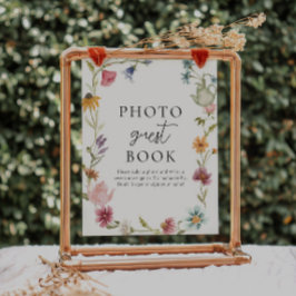 8x10 Floral Tea Guestbook Sign