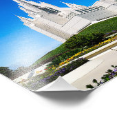 8x10 Foto van de San Diego LDS-tempel Afdruk (Hoek)