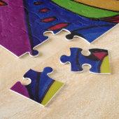 8x10 Fotopuzzel met abstract ontwerp Legpuzzel (Zijkant)