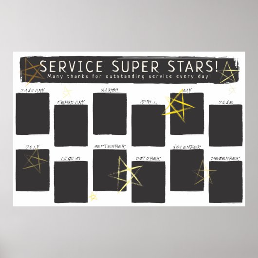 8x10 Foto's werknemer van de maandelijkse opname Poster (Voorkant)