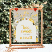 8x10 gedrukt Wildflower Bee Treat Sign
