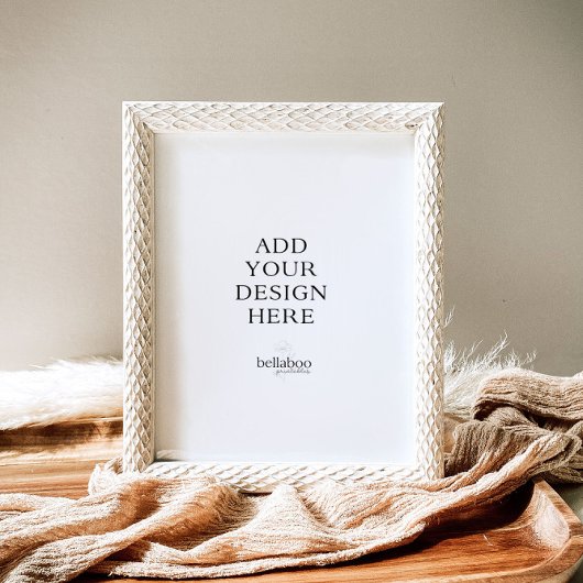 8x10" gedrukte teken poster