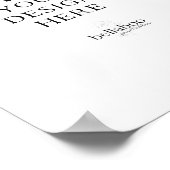 8x10" gedrukte teken poster (Hoek)