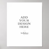 8x10" gedrukte teken poster (Voorkant)