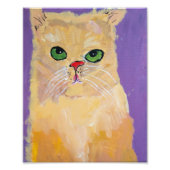 8x10 Ginger Cat Print Foto Afdruk (Voorkant)
