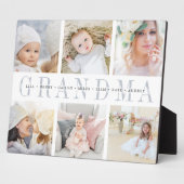 8x10 Grandchildren Photo Collage Fotoplaat (Zijkant)