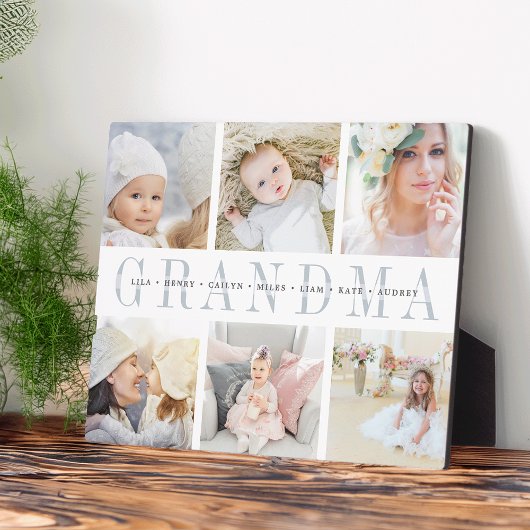 8x10 Grandchildren Photo Collage Fotoplaat