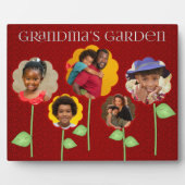 8x10 Grandma's Garden Ruby Red Photos Fotoplaat (Voorkant)