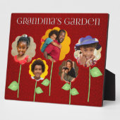 8x10 Grandma's Garden Ruby Red Photos Fotoplaat (Zijkant)