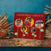 8x10 Grandma's Garden Ruby Red Photos Fotoplaat (Zijkant)