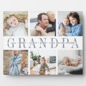 8x10 "Grandpa" Grandchildren Photo Collage Fotoplaat (Voorkant)