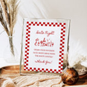 8x10" Handgeschreven Wavy Border Date Night Ideeën Poster