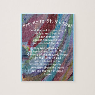 8x10-inch 110-stuk St. Michael's Prayer  Legpuzzel
