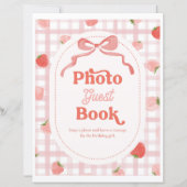 8x10 Inch Berry Foto Gastboek Teken (Voorkant)