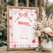 8x10 Inch Berry Menu Sign