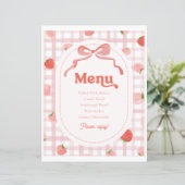 8x10 Inch Berry Menu Sign (Staand voorkant)