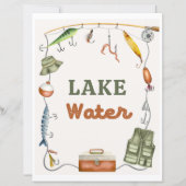 8x10 Inch Lake Water Sign (Voorkant)