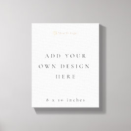 8x10 inch Portret Canvas Afdruk