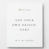 8x10 inch Poster teken Fotoplaat (Voorkant)