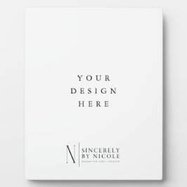 8x10-inch teken met standaard fotoplaat