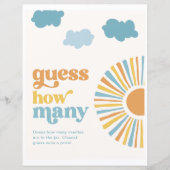 8x10 inch zon raden hoeveel spel teken (Voorkant)