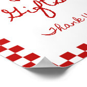 8x10" Kaarten en geschenken teken handgeschreven l Poster (Hoek)