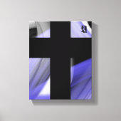 8x10" Lavendel Moon Trend Abstracte Art Violet Canvas Afdruk (Voorkant)